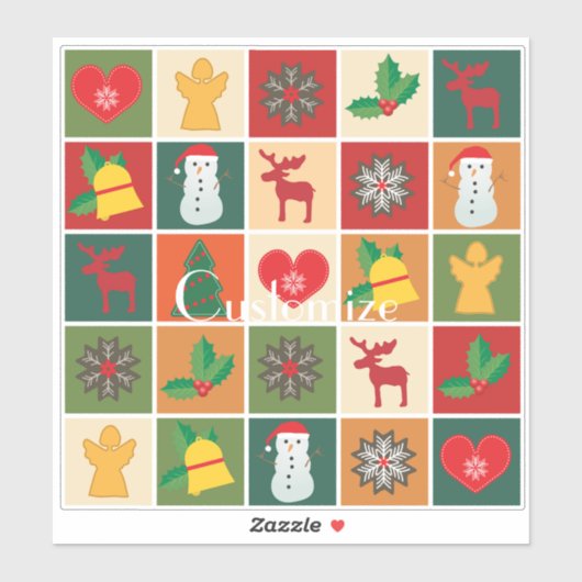 クリスマスシンボルMedley Art Thunder_Cove シール (シート)