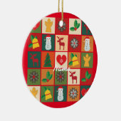 クリスマスシンボルMedley Art Thunder_Cove セラミックオーナメント (右)