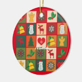 クリスマスシンボルMedley Art Thunder_Cove セラミックオーナメント (左)