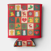 クリスマスシンボルMedley Art Thunder_Cove 缶クーラー (正面)