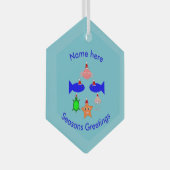 クリスマスシークリーチャーカスタムズ ガラスオーナメント (正面右)