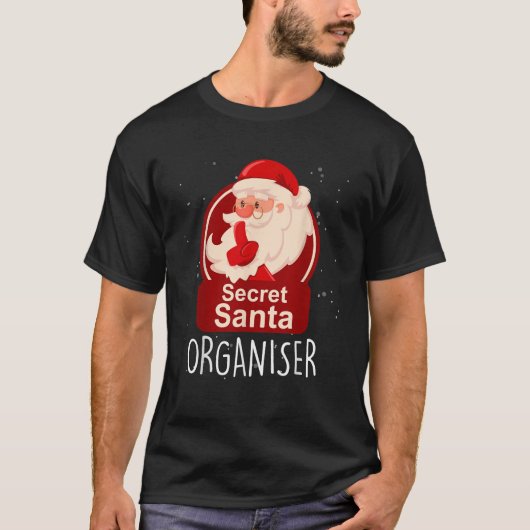 クリスマスシークレットサンタオーガナイザークリスマスプレゼントGif Tシャツ (正面)
