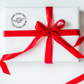 クリスマスシークレットサンタギフト交換カスタム ラバースタンプ