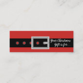 クリスマスシークレットサンタネームスケッチカード コーリングカード (正面)