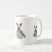 クリスマスシーズンにぴったりなデザインのマグカップ コーヒーマグカップ (正面右)