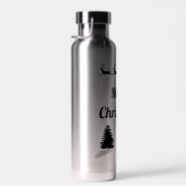 クリスマスシーズンのご挨拶サンタズレー ウォーターボトル (右面)