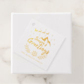 クリスマスシーズンのグリーティングマウンテンシーン フェイバータグ (箱)