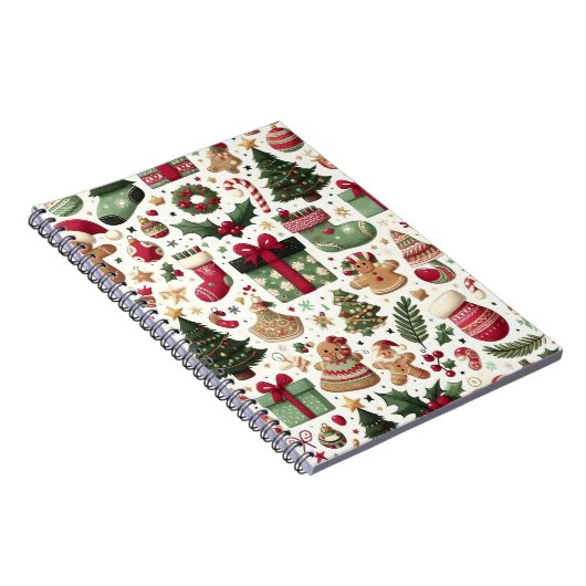 クリスマスシーズンのノート ノートブック (右側)