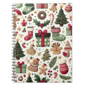 クリスマスシーズンのノート ノートブック (正面)