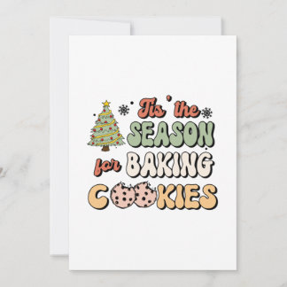 クリスマスシーズンのベーキングCookie 招待状