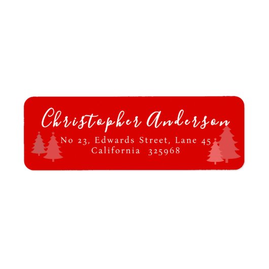 クリスマスシーズンのレッド ラベル (正面)