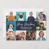 クリスマスシーズンのレビュー10写真ブルーパインズ シーズンカード (正面)