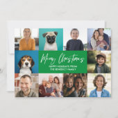 クリスマスシーズンのレビュー10写真ブルーパインズ シーズンカード (正面)