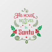 クリスマスシーズンのワードアートウィンドウ ウィンドウサイン (シート)