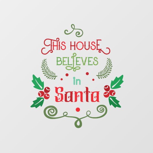 クリスマスシーズンのワードアートウィンドウ ウィンドウサイン (シート)