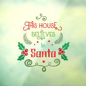 クリスマスシーズンのワードアートウィンドウ ウィンドウサイン (シート3)