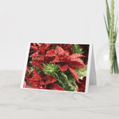 クリスマスシーズンの友人と家族のための時間 シーズンカード (正面)