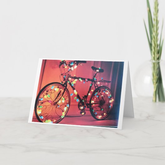 クリスマスシーズンの友人と家族のための時間 シーズンカード (正面)