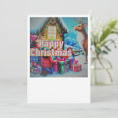 クリスマスシーズンの招待状です。
大切な友達や愛する人への、あなた自身の心のこもったメッセージを書く 招待状 (スタンド正面)