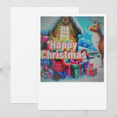 クリスマスシーズンの招待状です。
大切な友達や愛する人への、あなた自身の心のこもったメッセージを書く 招待状 (正面/裏面)