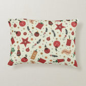 クリスマスシーズンの枕 アクセントクッション (裏面)