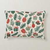 クリスマスシーズンの枕 アクセントクッション (裏面)