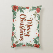 クリスマスシーズンの枕 アクセントクッション (裏面(縦))
