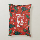 クリスマスシーズンの枕 アクセントクッション (裏面(縦))