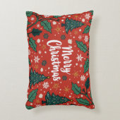 クリスマスシーズンの枕 アクセントクッション (正面(垂直))
