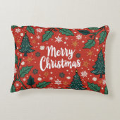 クリスマスシーズンの枕 アクセントクッション (裏面)