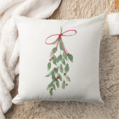 クリスマスシーズンの水の色のミスタントー クッション (ブランケット)