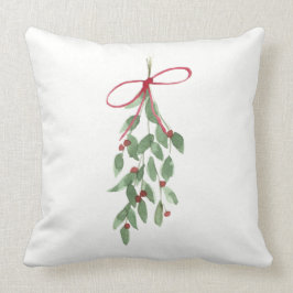 クリスマスシーズンの水の色のミスタントー クッション