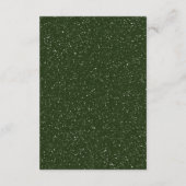 クリスマスシーズンウェディングRSVP 2 エンクロージャーカード (裏面)