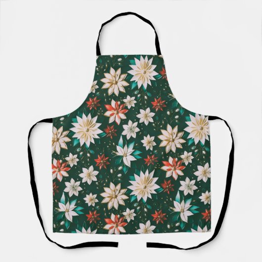 クリスマスシーズンオールオーバープリントエプロン エプロン (正面)