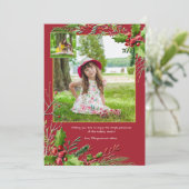 クリスマスシーズンフォトホリデーカード シーズンカード (スタンド正面)