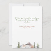 クリスマスシーズンホリデーキャビンマウンテンフォレスト シーズンカード (裏面)