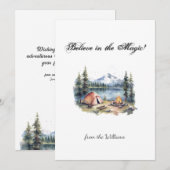 クリスマスシーズンホリデーキャンプマウンテンレイク シーズンカード (正面/裏面)