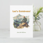 クリスマスシーズンホリデーマンハイキングマウンテンズ シーズンカード (スタンド正面)