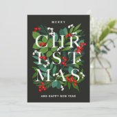 クリスマスシーズン到来！カジュアルな企業向けグリーティング シーズンカード (スタンド正面)