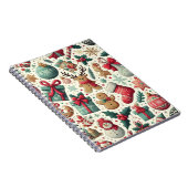 クリスマスシーズン柄ノート ノートブック (右側)