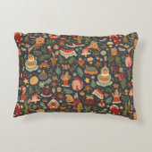 クリスマスシーズン用の枕 アクセントクッション (裏面)