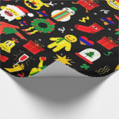 クリスマスシーズン30インチx 6足ラッピング紙 ラッピングペーパー (角)