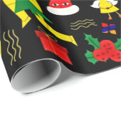 クリスマスシーズン30インチx 6足ラッピング紙 ラッピングペーパー (ロールコーナー)