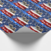 クリスマスシーズー（犬）ズ ラッピングペーパー (角)