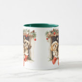 クリスマスシーズー（犬）Tzu Dogs マグカップ (中央)