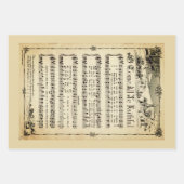 クリスマスシート音楽メロディ | ギフトラップ (正面3)