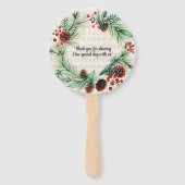 クリスマスシート音楽レッドベリーリース結婚ズ ハンドファン (裏面)