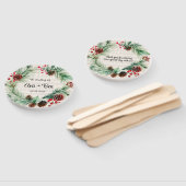 クリスマスシート音楽レッドベリーリース結婚ズ ハンドファン (組立なし)