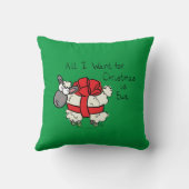 クリスマスシープキッズ漫画 クッション (裏面)