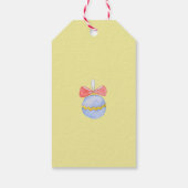 クリスマスシープギフトTまで覗き見なし ギフトタグ (裏面)